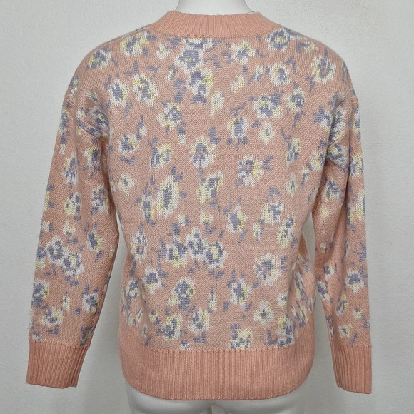 Workshop "NEW" Peachy Pink Crewneck Long Sleeve Thick Sweater Size XS - Picture 6 of 13